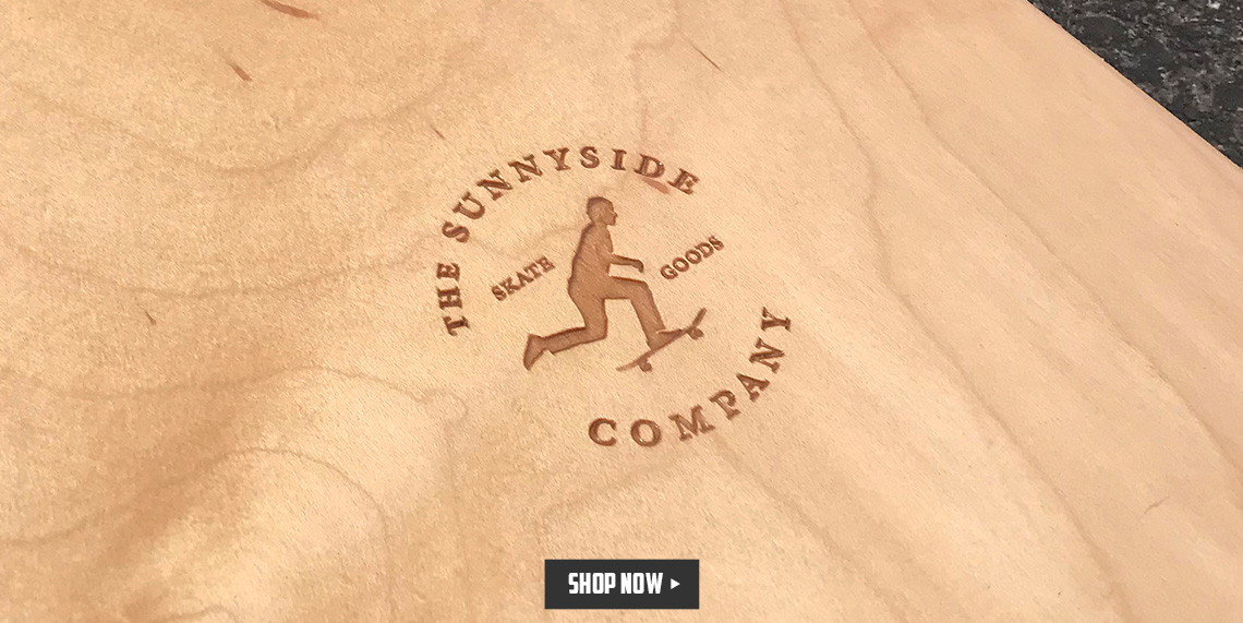 Engraved Skateboard, Wood Burned Deck - The SunnySide Company