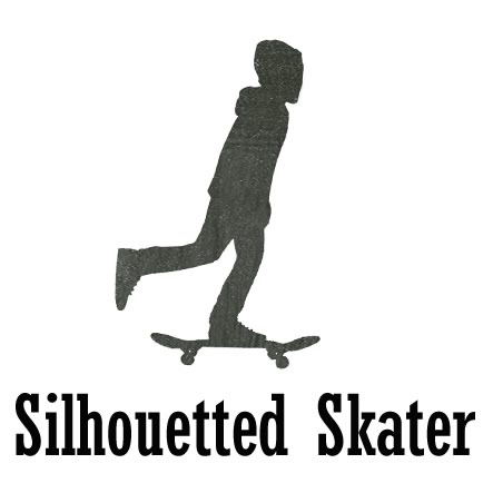 Silhouetted Skater