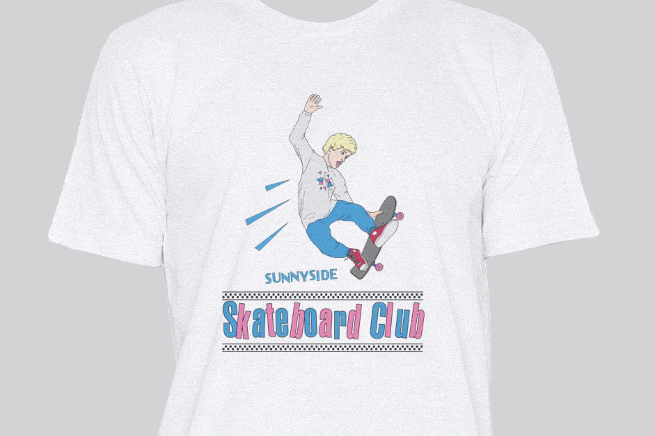 Skateboard Club Tshirt - Graphic