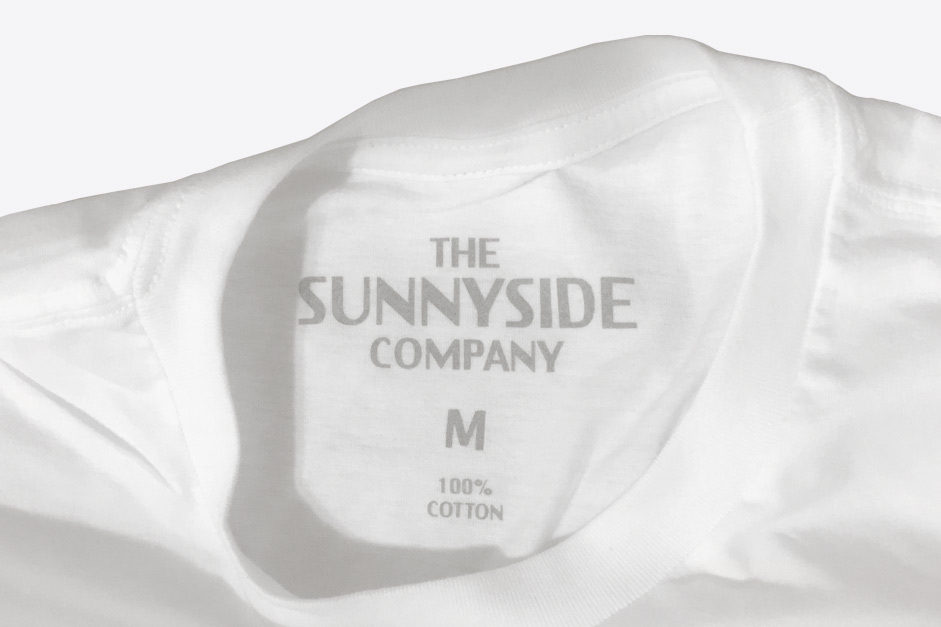 SunnySide Company T-shirt Tag
