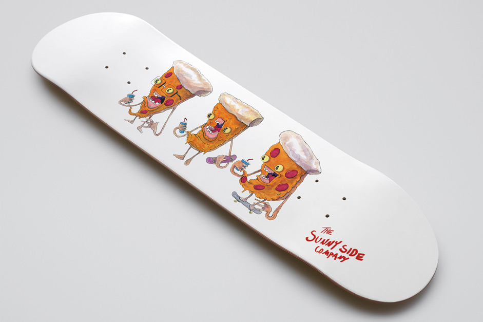 Pizza Party Skateboard - SunnySide x Saggy Town