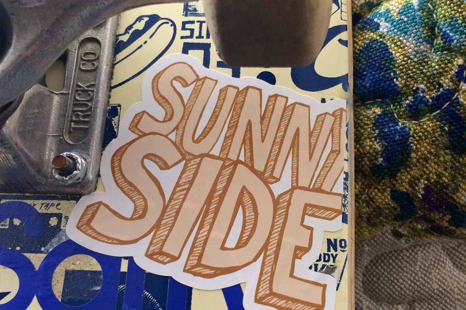 SunnySide Company Text Sticker